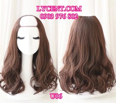 TÓC GIẢ KẸP CHỮ U